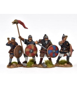 Grupo de mando de infantería visigoda