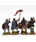 Visigothic infantry command group standing