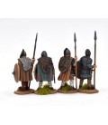Armoured Visigoth warriors standing 2