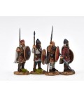 Visigoth unarmoured warriors standing 1