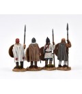 Visigoth unarmoured warriors standing 1