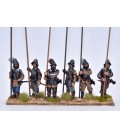 Armoured pikemen standing (pikes not included)