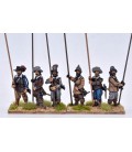 Unarmoured pikemen standing (pikes not included)