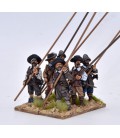 Unarmoured pikemen at porte (pikes not included)