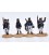 Command group advancing, full marching order (knapsack)
