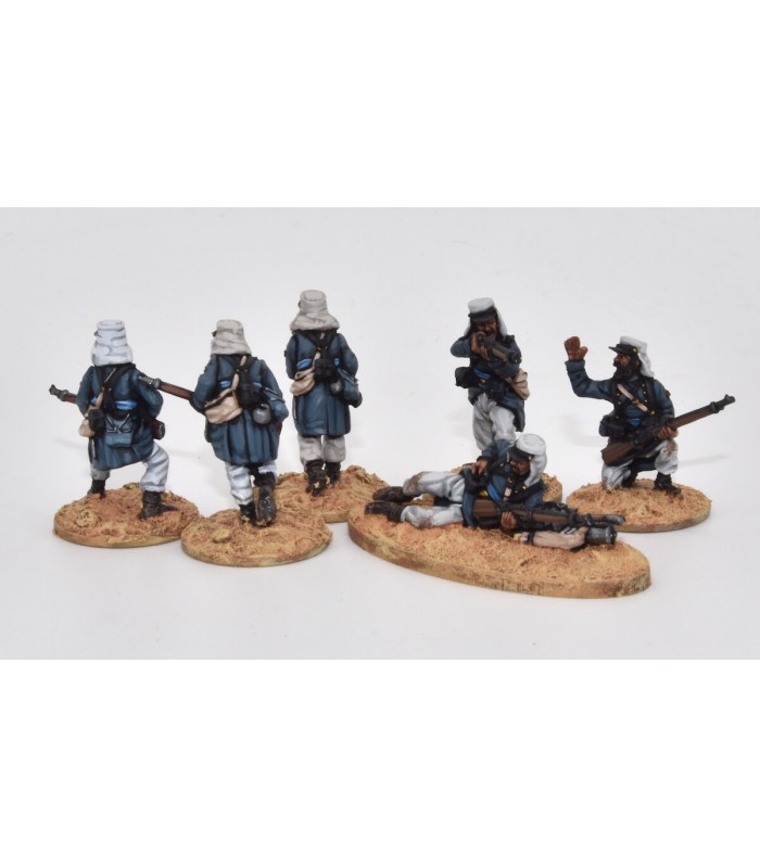 10 Légionnaires en Parade Figurine de Militaires Français Échelle 15mm