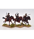 Cavalry charging with sword, buff coat and soft hat