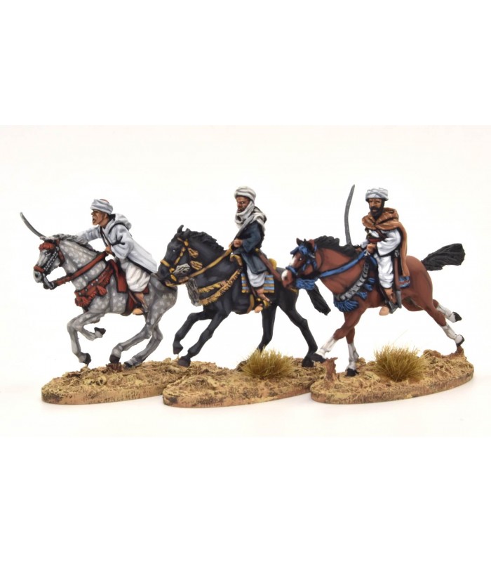 Figurine Britains Deetail : Guerrier Du Désert Arabe (cavalier Sabre Levé, Bouclier)