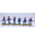 Spanish infantry advancing, campaign dress
