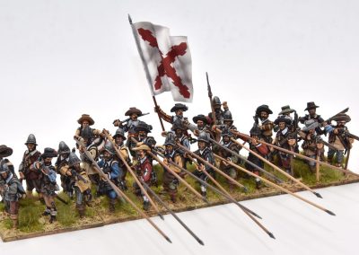 Spanish tercio attacking Thirty Years War Tercio español atacando guerra de los treinta años 28 mm miniatures miniaturas
