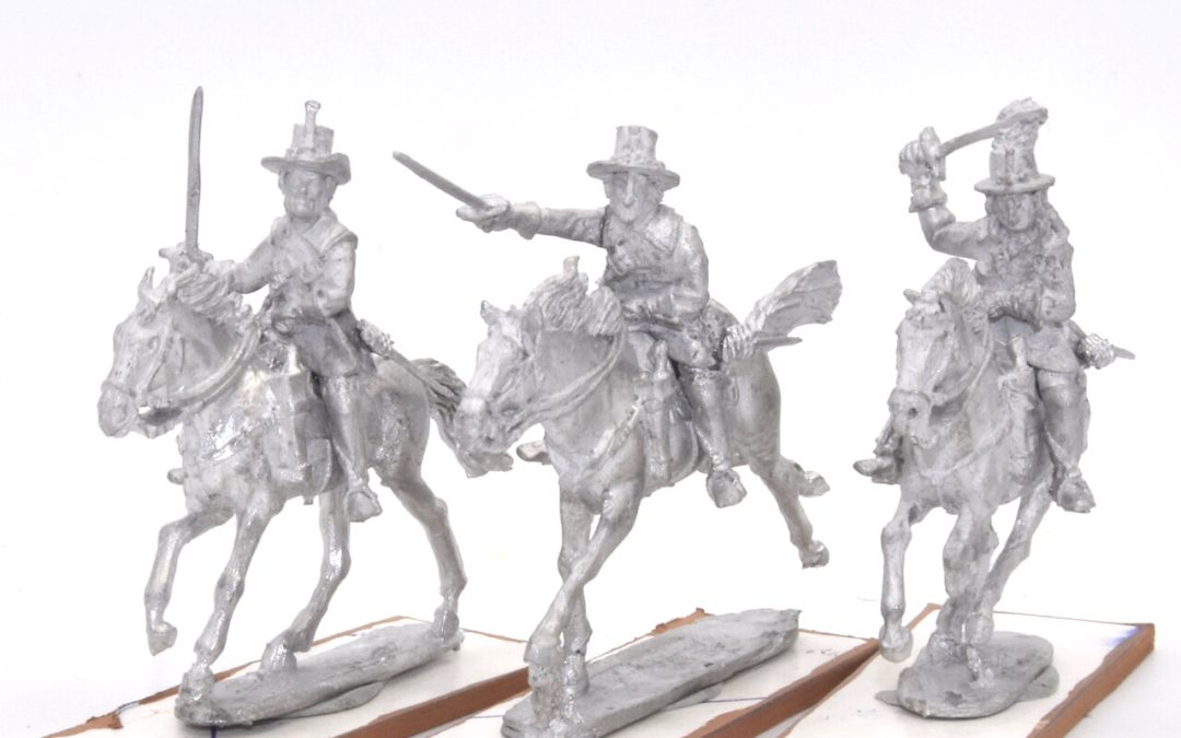 TYWCAV12-French Cavalry charging with sword, buffcoat and chapeau d’arme