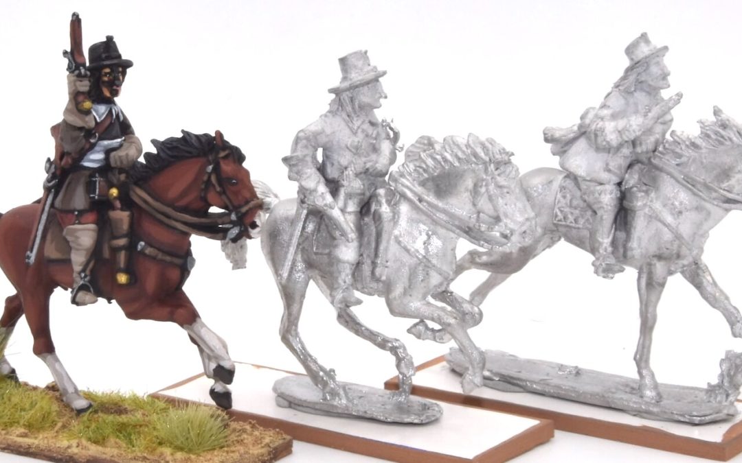 TYWCAV13-French Cavalry charging with pistol, breastplate and chapeau d’arme